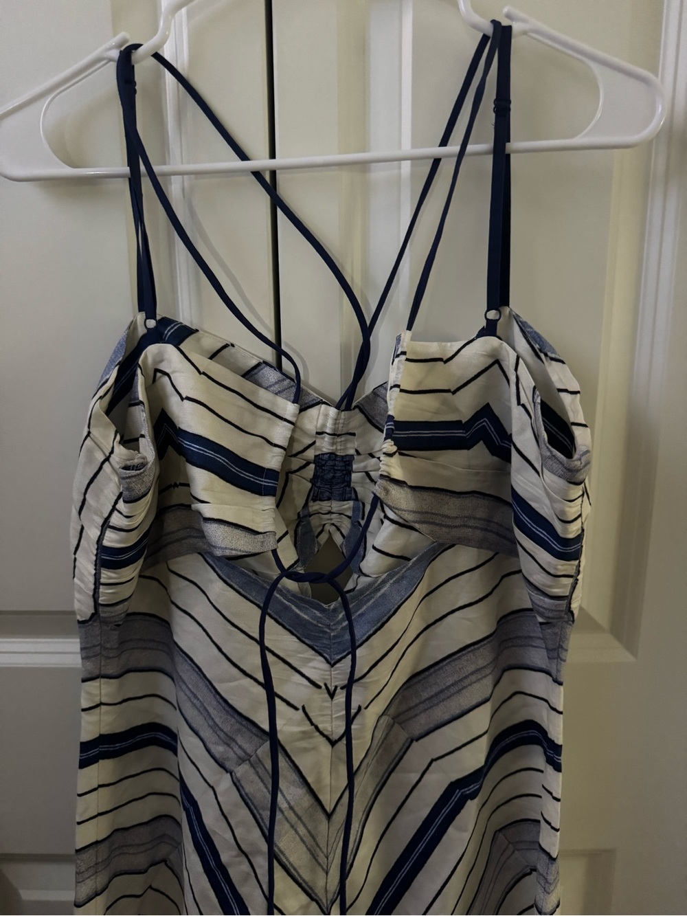 Sandro x Louise Bourgeois Spiral-Motif Maxi Dress   Size 42  = US 10 - Picture 8 of 8